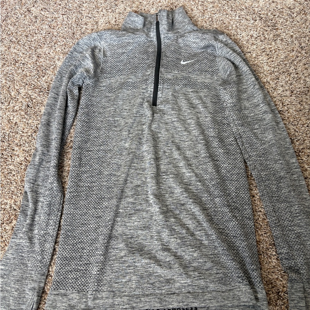 Nike Dri-FIT Gray Running Top